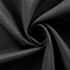 Black 14 feet POLYESTER PLEATED TABLE SKIRT Tradeshow Wedding Catering Supplies