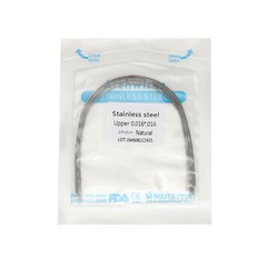 10 Pcs/pack Dental Orthodontic Stainless Steel Round/Rectangular Arch Wire Ovoid