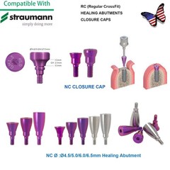 Straumann ITI Implant Accessories Healing Abutment/Scan Body/Analog/Coping NC/RC