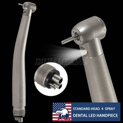 Dental Slow Low Speed Contra Angle Handpiece E-Type Push Button Head 1:1 ST