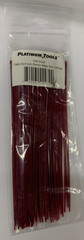 1000 pcs 8″ Air Handling Plenum Rated Cable Tie, Burgundy, 10 bags of 100