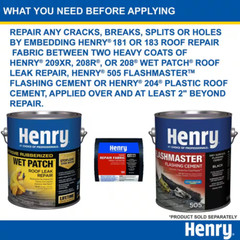 Henry 555 Fibered Aluminum Reflective Roof Coating 4.75 gal