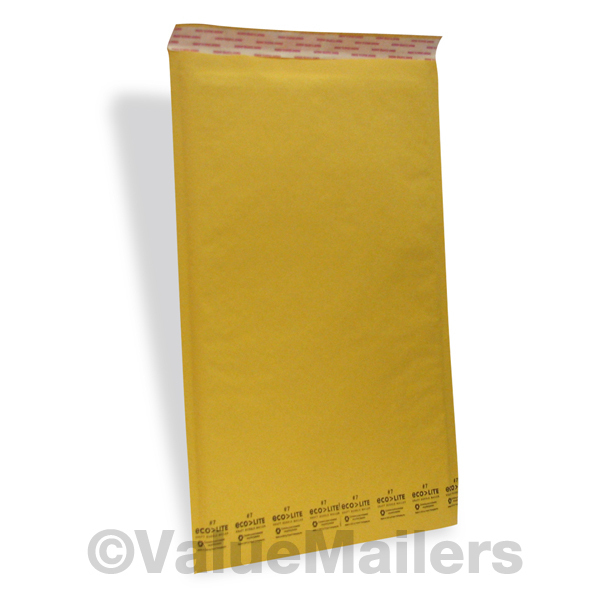 #7 100 14.25×20 Kraft Ecolite Bubble Padded Envelopes Mailers 14.25 x 20