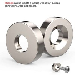 10 20 50pcs Strong Neodymium Magnets N52 25 x 5mm Countersunk Ring Hole 5mm
