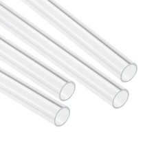 4pcs Acrylic Pipe Clear Rigid Round Tube 10mm ID 12mm OD 14″ for Lamps