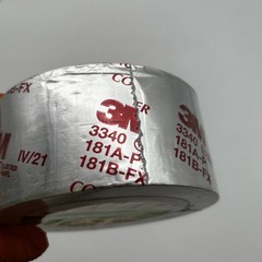 3M Aluminum Foil Tape 3340 2.5″ x 50 yd 4.0 mil Silver HVAC Sealing and Patching