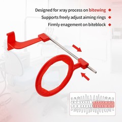 Digital Sensor Holder Dental X-Ray Aiming Rings Arms Bitewing/Anterior/Posterior
