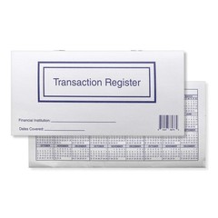 Checkbook Registers for Personal Checkbook, Transactions Ledgers, Pack of 10,…