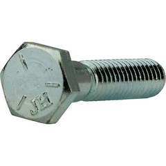 3/8″-16 Hex Bolts Grade 5 Zinc Plated Steel 1/2in 5/8in 1in Up to 9in All Sizes