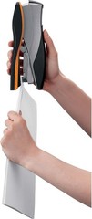Black/Silver Desktop Stapler, 40 Sheet Capacity, Low Effort