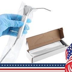 500PCS Dental Air Water Syringe Sleeves Plastic Covers Protective Barrier Clear