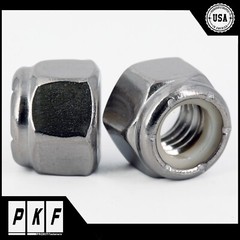 Stainless Steel Nylon Insert Hex Lock Nuts Nylock | Select Size | Quantity: 100