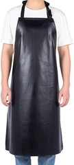 Homsolver Heavy Duty Vinyl Waterproof Apron for Unisex Adult, Ultra Black