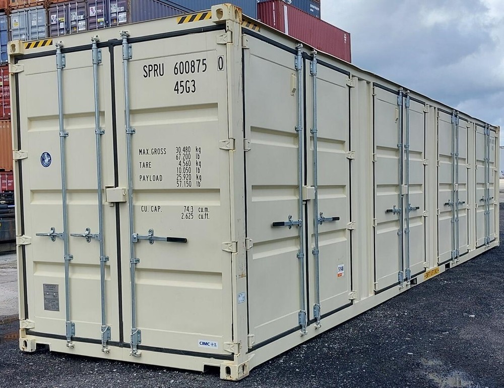 40ft New OneTrip Open Side 4-Door High Cube Shipping Storage Container Easy Open