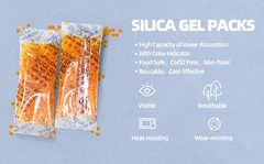 3 Gram 100 Packets Silica Gel Indicating Food Grade Desiccant Packs