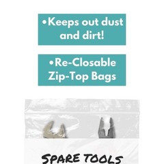 3×5 Bags Clear 4mil 10000 Reclosable Poly Bag White Block 3″ x 5″ 4 Mil Baggies