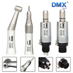 Quiet Dental Slow Speed Handpiece Set 20,000rpm Straight Contra Angle Air Motor