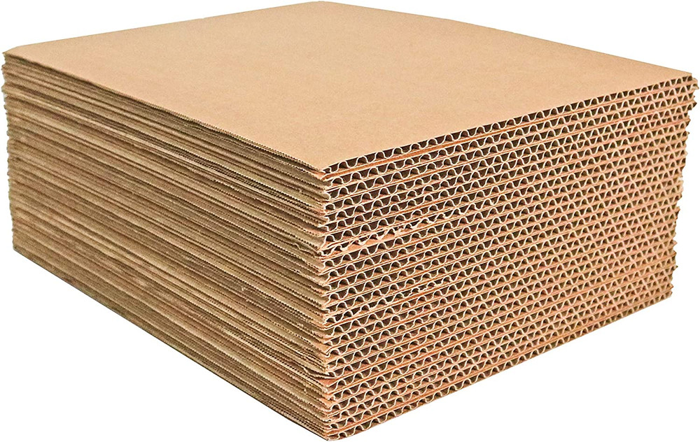 Corrugated Cardboard Filler Insert Sheet Pads 1/8″ Thick – 8.5 X 11 Inches