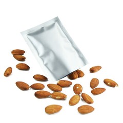 QQ Studio 100 Food-Safe Matte Silver SlickSeal™ Pouches for Food Snack Packaging