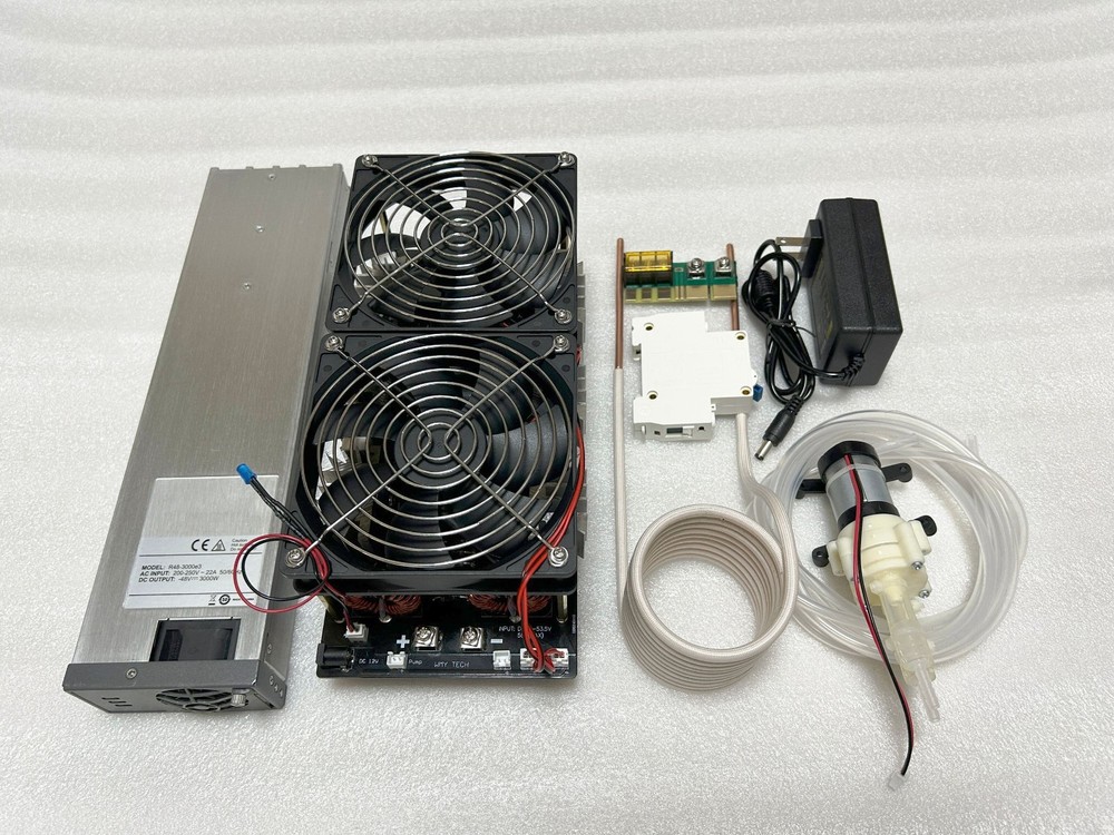 ZVS Induction Heater 3000W 58A Module with DC Power Supply Adapter Drive Heating