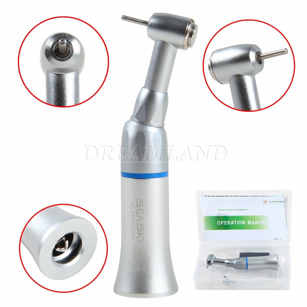 Dental Low Speed Contra angle FG 1.60mm Push Button fit NSK Air Motor 4H