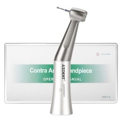 Dental 1:1 Push Button Slow Low Speed Contra Angle Handpiece fit FG 1.6mm Burs