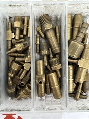 Unbranded Brass Hose Fitting Kit, Various Sizes And Fittings, See Photos