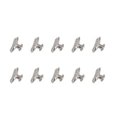 10Pcs/Pack Dental Orthodontic Lingual Buttons Bondable Elliptical Mesh Base