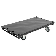 2200 lb 2- in-1 Drywall Sheet Cart, Lumber Platform Truck Dolly Cart W/4 Casters