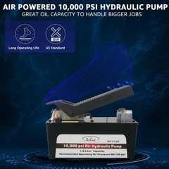 Efficient Foot-Operated Hydraulic Pump – 10,000 PSI for Industrial Applications