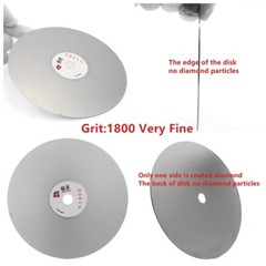 6″ in Diamond Grinding Disc Flat Lap Disk Grit 60-3000 Lapidary Tools for Stone