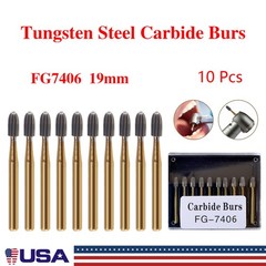 Dental Tungsten Carbide Bur Trimming & Finishing Egg Football FG7404/7406/7408