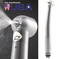 Dental Fiber Optic E-generator LED High Speed Handpiece Push Turbine 4 HOLES