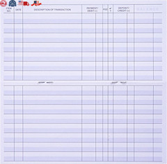 24 PCS Check Registers for Personal Checkbook, Easy to Read Checkbook Register