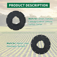 Standard Seed Plate 60009 fits Earthway 1001-B Seeder for Corn,Onion,Tomato,Bean