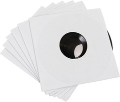 200 – Pack White Paper Vinyl 45 RPM Record Inner Sleeves 7-Inch LP Album