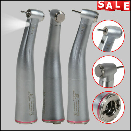 Dental 1:5 Increasing Handpiece Contra Angle LED Fit KAVO NSK Electric Motor CE