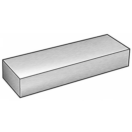 Flat, Al, 6061, 1 X 2 1/2 In, 1 Ft, 61F1x2.5-12
