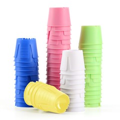 JMU Dental Disposable Plastic Dappen Dishes Mixing Bowl Cup Assorted Colors