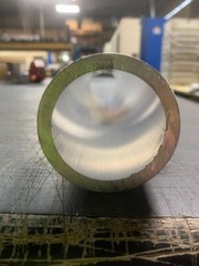 2.25″ OD 6061 Aluminum Round Tube x 1.75″ ID x 5″ Long, 1/4″ Wall Tubing