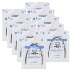 AZDENT Dental Orthodontic Supper Elastic Niti Round Arch Wire 012Upper/ 020Lower