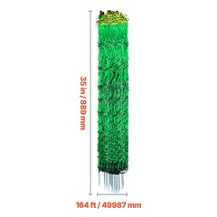 VEVOR Electric Netting Fence Kits Sheep Fencing 35.4″H x 164’L with Posts Spikes