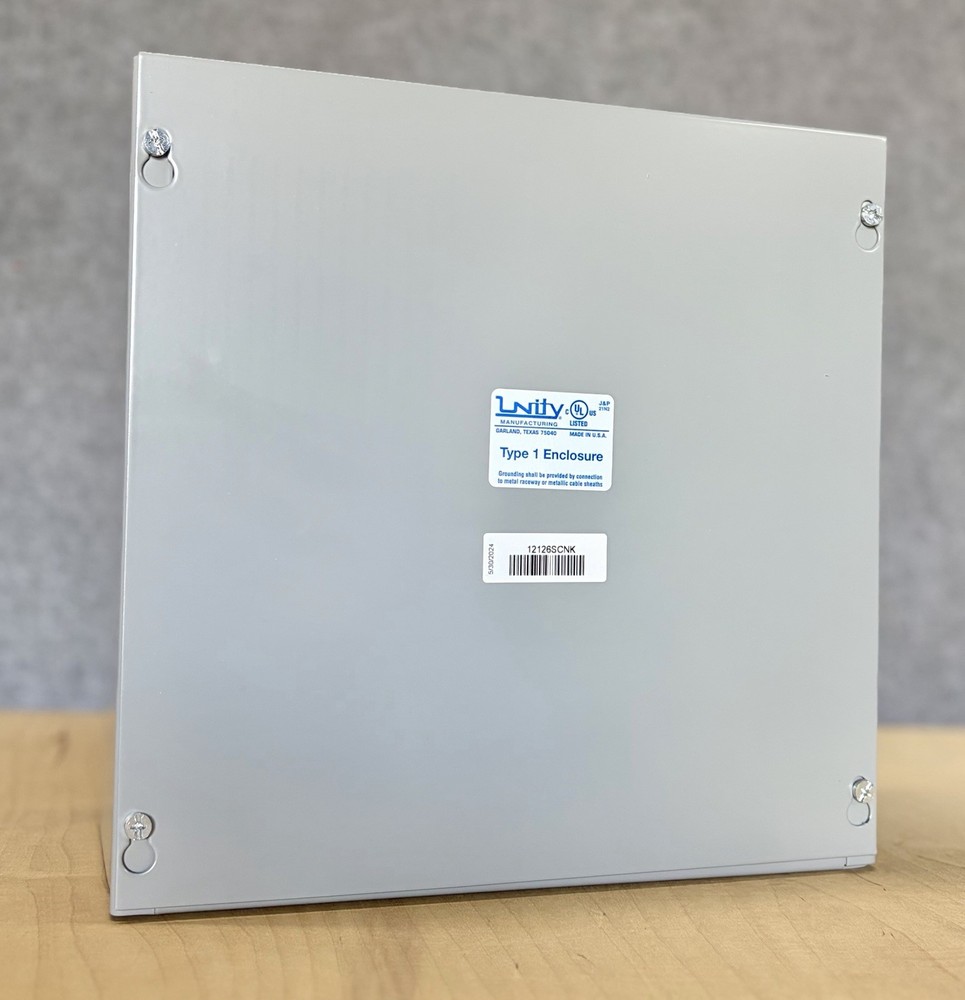 Unity Type 1 Electrical Enclosure 12x12x6 Steel Control Box UL Listed 12″ x 12″