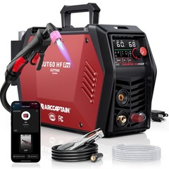 ARCCAPTAIN iControl CUT60 HF Pro Plasma Cutter 60A Pilot Arc 120/240V 15/16″ Cut