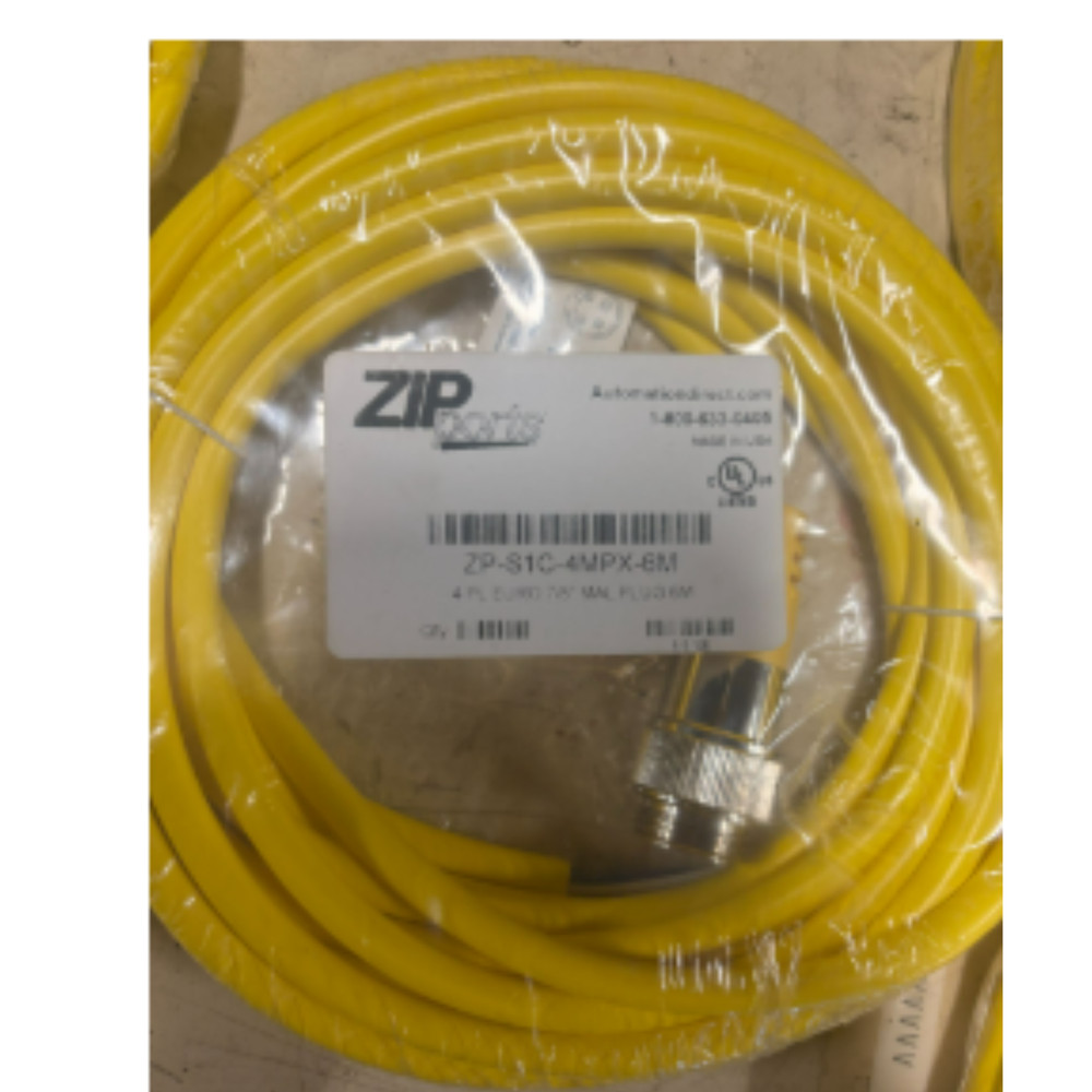 x7 ZIPport ZP-S1C-4MPX-6M Connection Cable 4-Pin Male Pigtail 7/8in 16UN2 6m