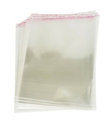 1000 pcs 5.5″x7.5″ Resealable Poly Bags Transparent OPP Bag Self Adhesive Seal