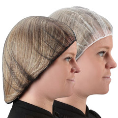 Premium Mesh Nylon Hairnets 100pcs Latex & Lint Free for Medical/Food Service