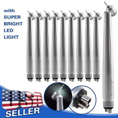 NSK Ti-Max X450 M4 Surgical 45° LED Speed Handpiece Dental Single Water Jet 18W