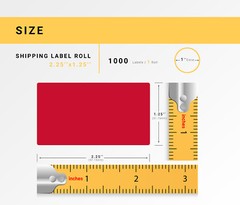 ZEBRA 2.25 x 1.25 Direct Thermal Labels RED BLUE YELLOW GREEN – 20 Rolls, 5 Each