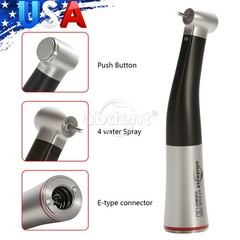 Abdent Dental 1:5 Handpiece LED Fiber Optic Increasing Contra Angle CE FDA